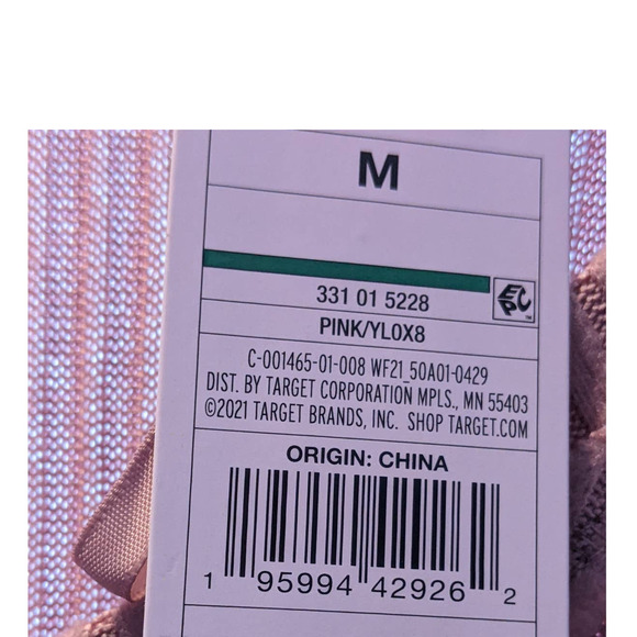 Wild Fable Rib Tunic M Oversize Long Sleeve Mauve Pink V Neck Boxy Side Slit Top - Picture 9 of 11